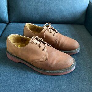 Dr. Martens Men's Windsor Lester 3-Eye Shoes  Camel Men Size 9